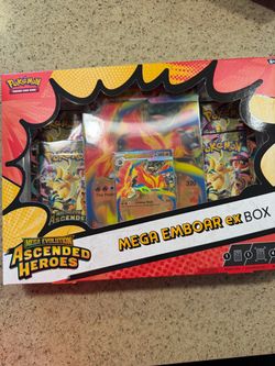 Pokemon TCG Ascended Heroes Mega Emboar ex Box - ME: Ascended Heroes