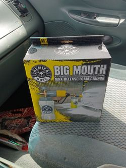 Big mouth max release foam cannon