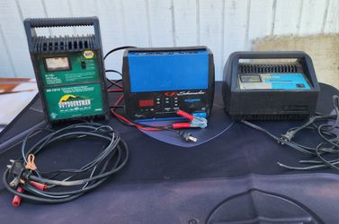 Automatic Battery Charger Lot of 3 -- TESTED WORKS!!