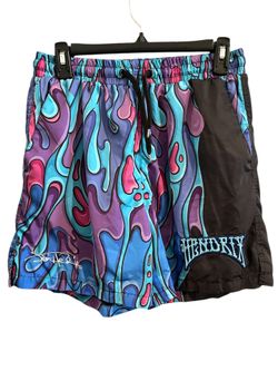 Vintage Jimi Hendrix Abstract Lava Lamp Print Shorts Men’s Size M