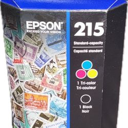 EPSON 215 Ink Standard Capacity Black & Color Cartridge Combo Pack (T215120-BCS)