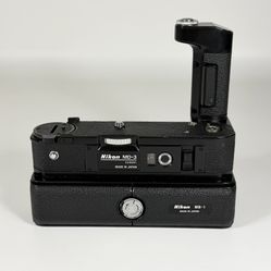 Nikon MD-3 Motor Drive with MB-1 Battery Pack - Made in Japan