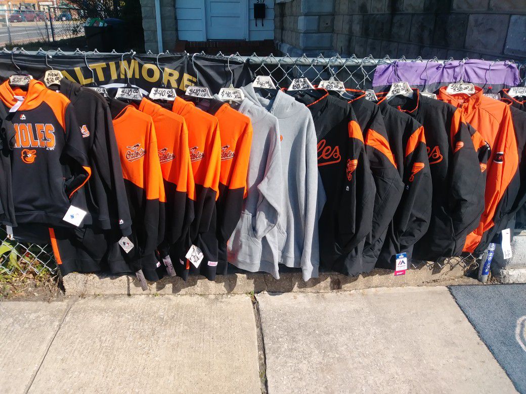 Orioles jackets and hoodies