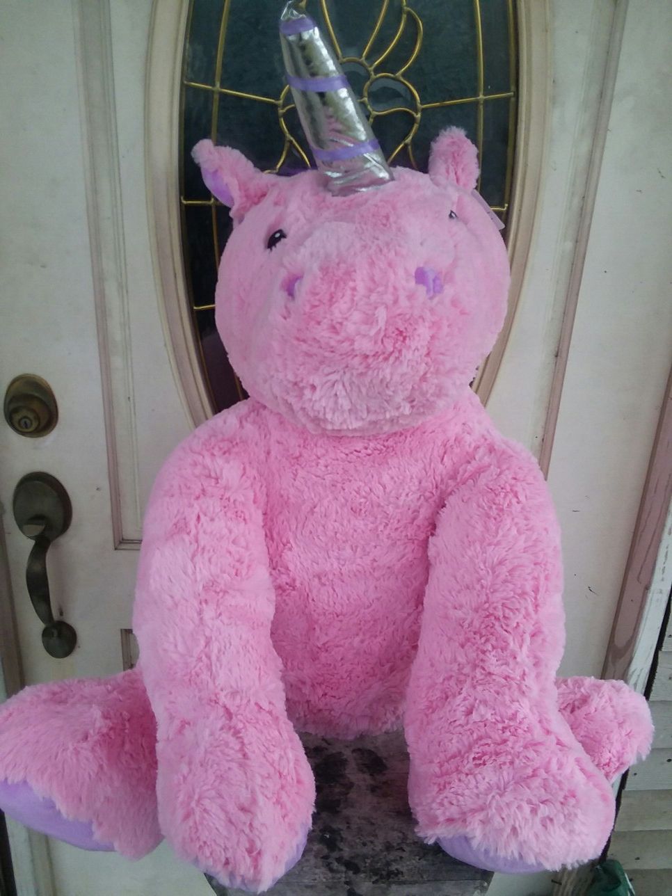 4FT BIG PINK UNICORN