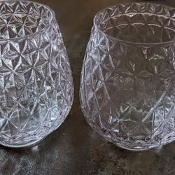 Light Pink, Clear Vases, Hurricanes, Flower Vase
