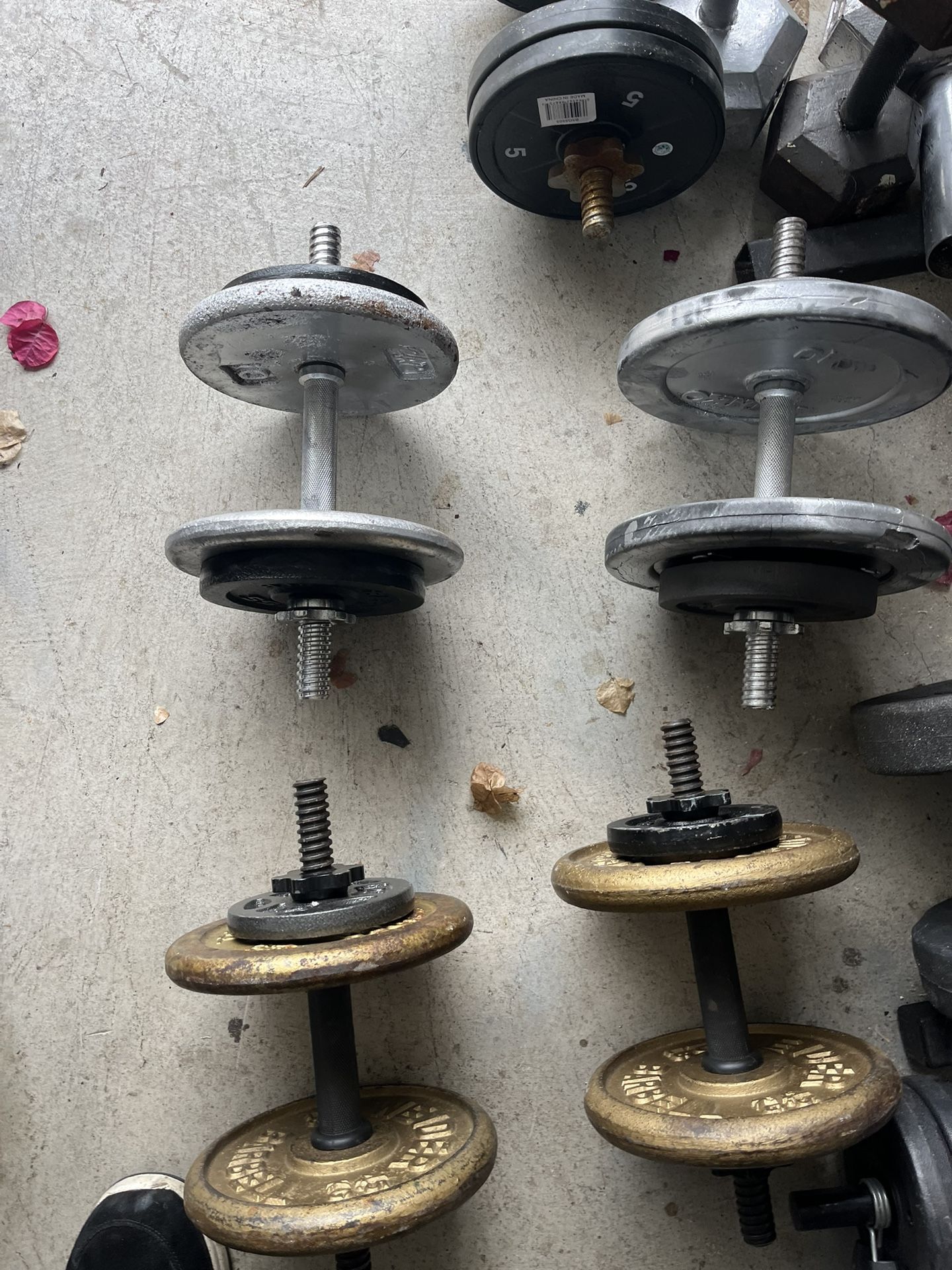 30 Lb Set Of Dumbells