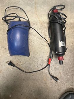 Aquarium air pump and inline heater