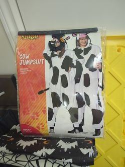 Cow onesie costume