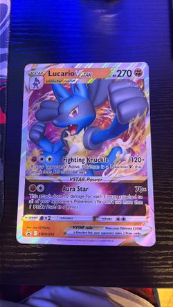 Lucario Vstar large pokemon card