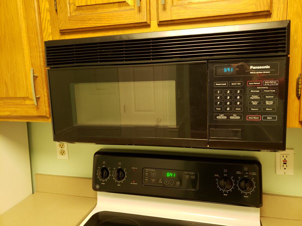 Panasonic microwave w hood
