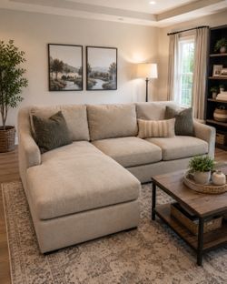 Crate & Barrel Sectional Sofa – Excellent Condition (4 years old)