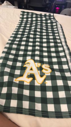 Athletics baseball table runner