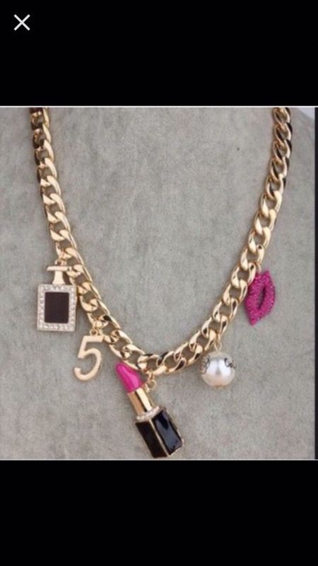 Necklace with charms