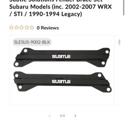 Subaru WRX - Fender Braces  *New* Subtle Solutions