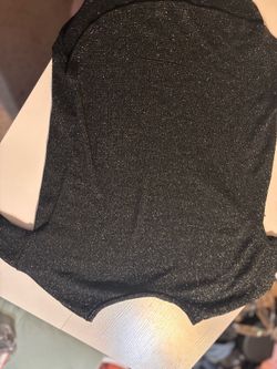 Black Shimmer Knit sweater