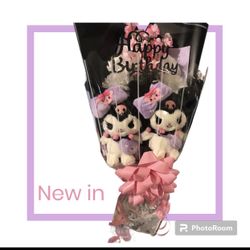 Happy Birthday Kuromi Flower Bouquet