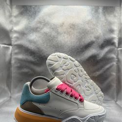 Alexander McQueen color block leather