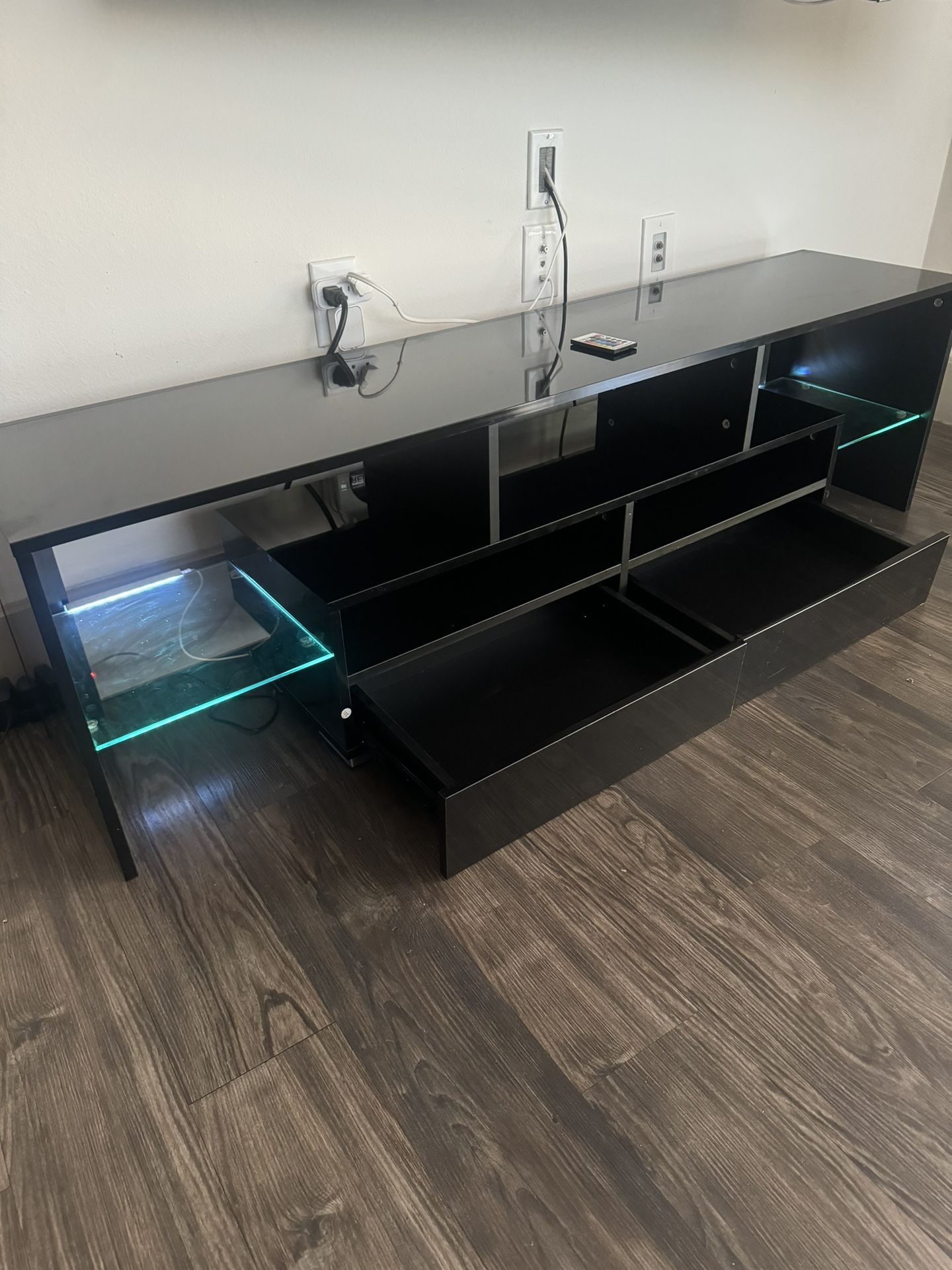TV Stand With LED Lights