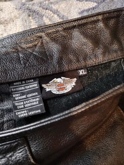 Leather HD chaps  XL