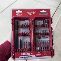 SHOCKWAVE Impact Duty Alloy Steel Screw Driver Bit Set (45-Piece)