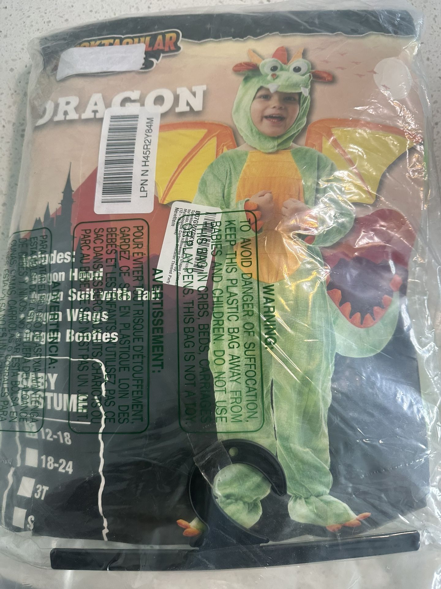 Dragon Costume, Baby