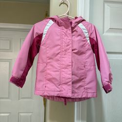 Toddler girl rain jacket / windbreaker