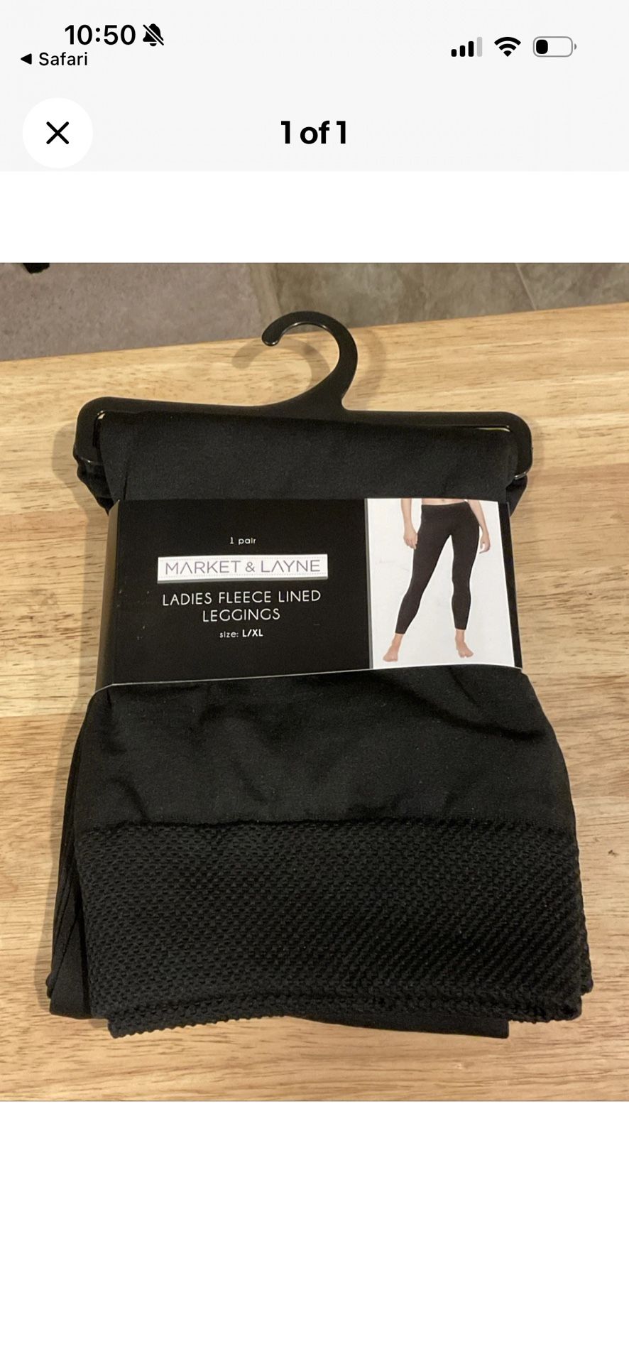 Market & Layne Fleece Lined Leggings NEW $10/each