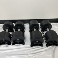 LYNX FITNESS ( BRAND NEW IN BOX ) Pair Of 80lb Adjustable Dumbbells