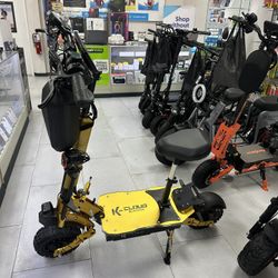 K Cloud K6 Electric Scooter 60MPH! Finance For $50 Down Payment!!