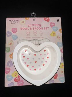 Silicone Bowl & Spoon Set 