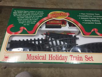 Santaland train set sale