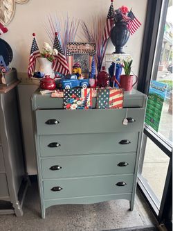 Newly Refinished Tallboy Dresser