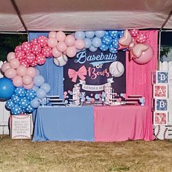 Gender Reveal Table Cloths Party