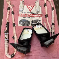 2021 2023 Ford F-150 Front Side Mirrors And Curtains