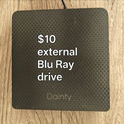 External blu ray player