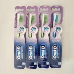 4 Oral-B toothbrush medium