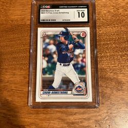 2020 Pete Crow-Armstrong Gem Mint 10