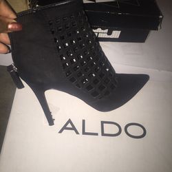 Black Aldo booties