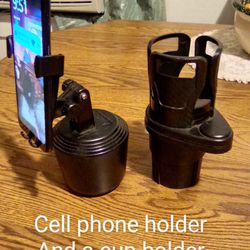 $20 For Both....Cell Phone Holder And Cup Holder