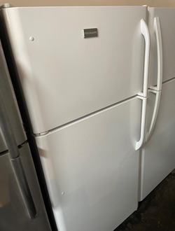 Frigidaire Top Mount Fridge – White, Clean Interior