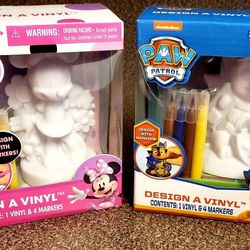 Paw Patrol & Minnie Mouse Color Statues Art Projects 