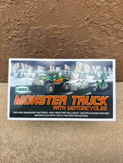 2007 Hess Monster Truck Collectable