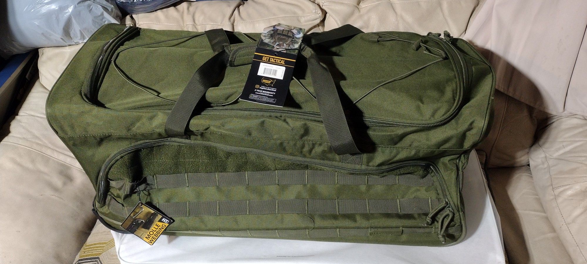 Squad heavy duty rolling duffel bag