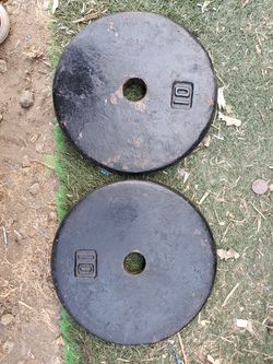 Weights plates 20lb 1" hole