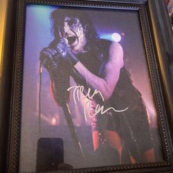 Autographed Trent Reznor Photo 11x14 Nine Inch Nails