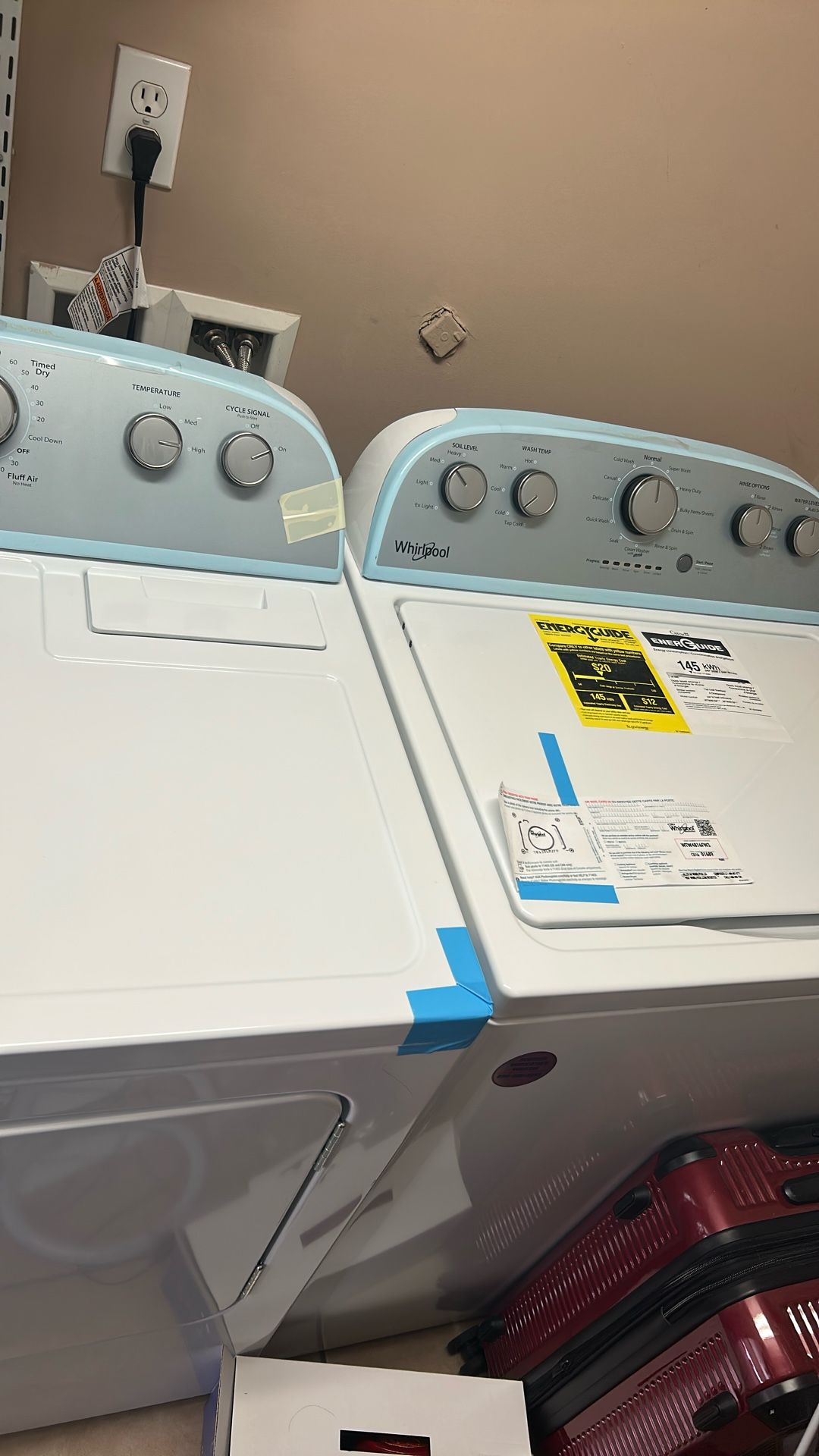 Whirlpool Washer And Dryer White