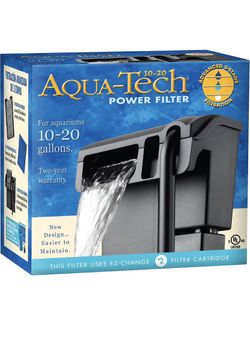 Aqua-Tech Power Aquarium Filter w/ 3-Step Filtration
