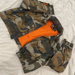 Zara Cropped Bomber Jacket Camo