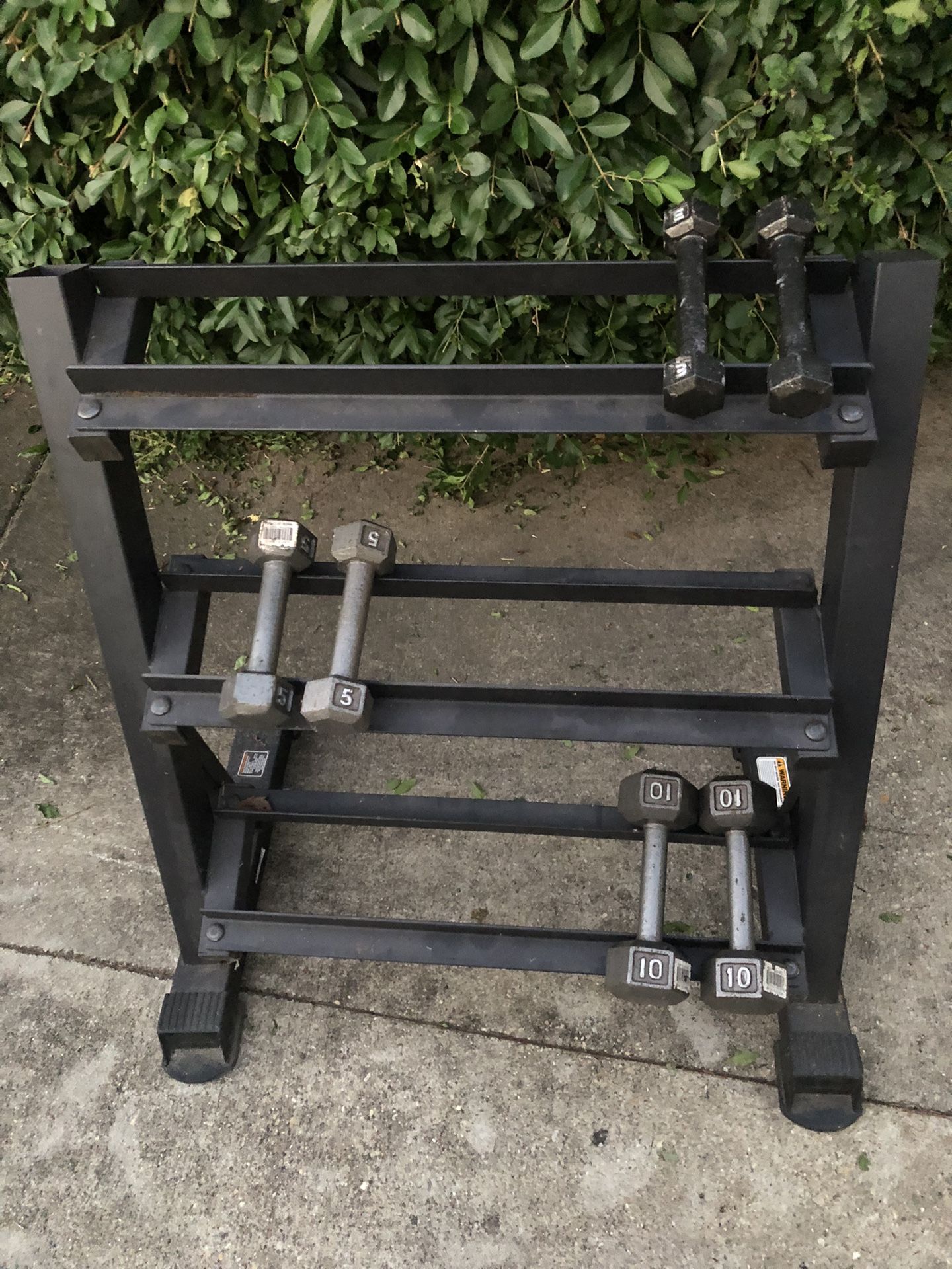 3 Tier Dumbbell Rack 
