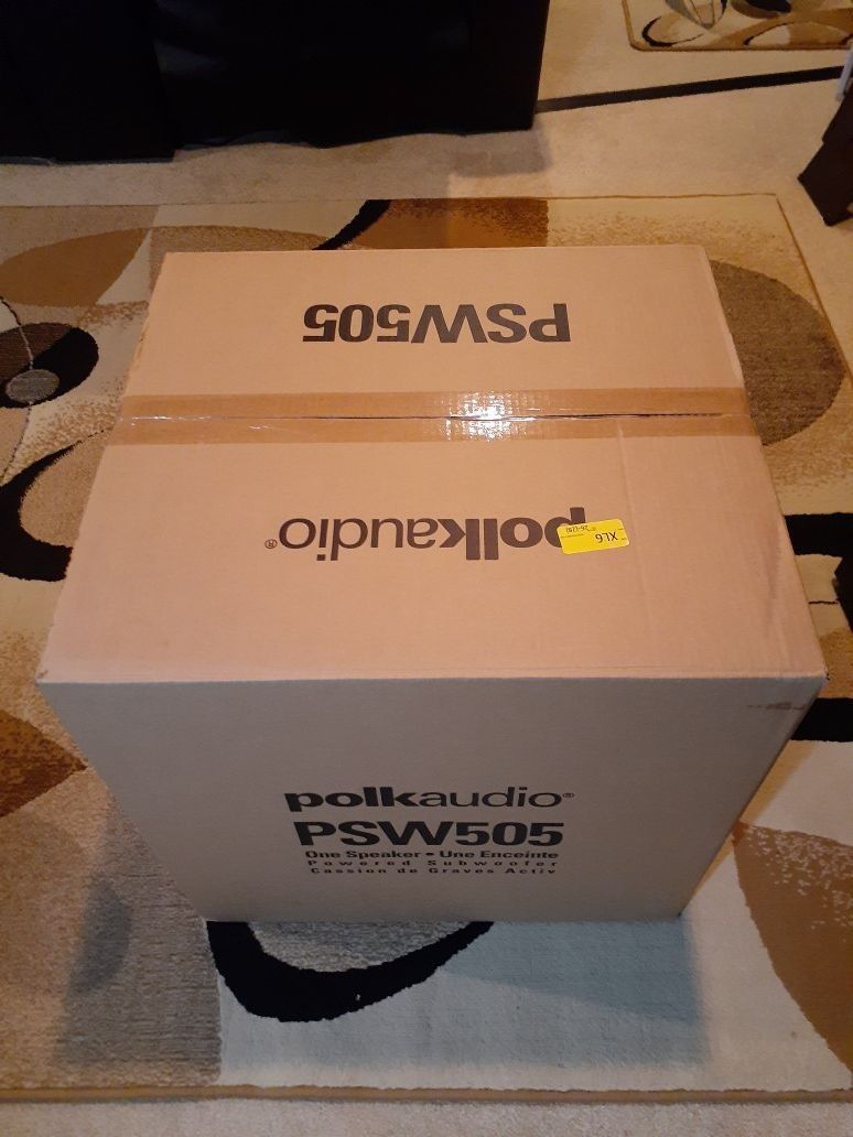 2ea New Polk Audio psw505 subwoofer